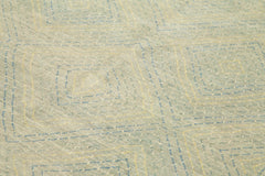 Tebriz Blue Classic Cotton Wool Handmade Area Rug 6'2'' x 8'10''