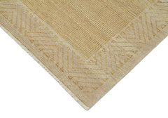 Tebriz Beige Classic Cotton Wool Handmade Area Rug 7'1'' x 10'1''