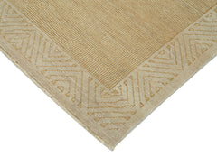 Tebriz Beige Classic Cotton Wool Handmade Area Rug 7'1'' x 9'11''