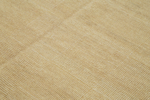 Tebriz Beige Classic Cotton Wool Handmade Area Rug 7'1'' x 9'11''