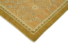 Tebriz Beige Classic Cotton Wool Handmade Area Rug 8'2'' x 10'0''