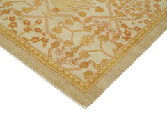 Tebriz Beige Classic Cotton Wool Handmade Area Rug 8'0'' x 10'1''