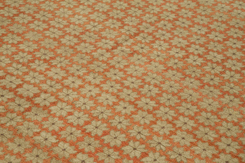 Tebriz Beige Classic Cotton Wool Handmade Area Rug 8'2'' x 10'1''