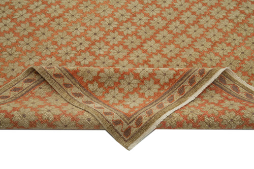 Tebriz Beige Classic Cotton Wool Handmade Area Rug 8'2'' x 10'1''