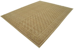 Tebriz Brown Classic Cotton Wool Handmade Area Rug 8'2'' x 10'0''