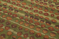 Tebriz Red Classic Cotton Wool Handmade Area Rug 8'0'' x 10'1''