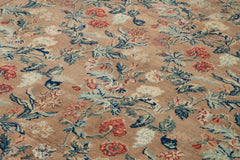 Tebriz Brown Classic Cotton Wool Handmade Area Rug 6'9'' x 8'4''