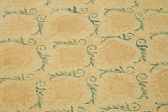 Tebriz Beige Classic Cotton Wool Handmade Area Rug 7'7'' x 9'2''