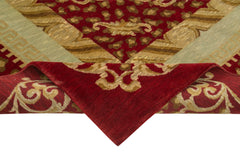 Tebriz Red Classic Cotton Wool Handmade Area Rug 8'2'' x 10'4''