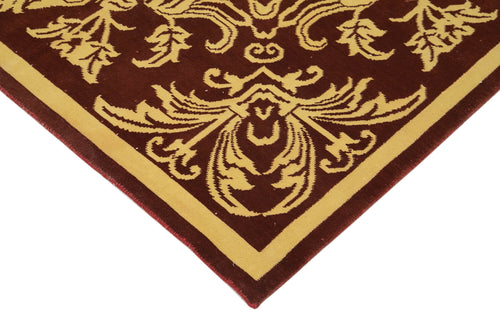 Tebriz Red Classic Cotton Wool Handmade Area Rug 9'3'' x 12'4''