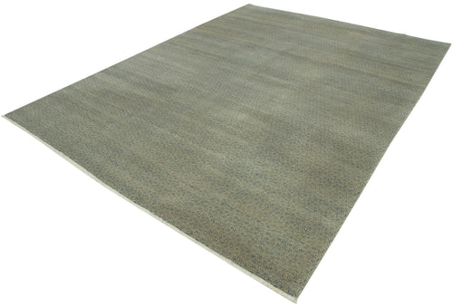 Tebriz Grey Classic Cotton Wool Handmade Area Rug 7'9'' x 9'11''