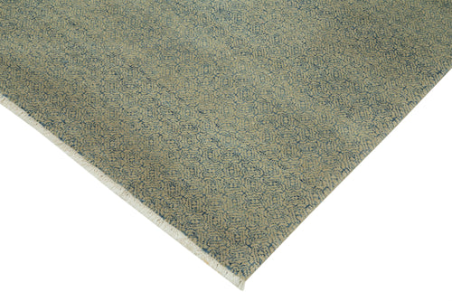 Tebriz Grey Classic Cotton Wool Handmade Area Rug 7'9'' x 9'11''