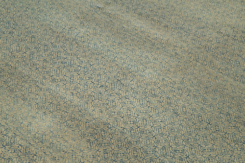 Tebriz Grey Classic Cotton Wool Handmade Area Rug 7'9'' x 9'11''