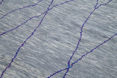 Tebriz Grey Classic Cotton Wool Handmade Area Rug 6'0'' x 9'5''