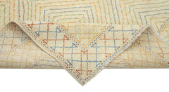 Tebriz Beige Classic Cotton Wool Handmade Area Rug 6'2'' x 8'9''