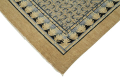 Tebriz Beige Classic Cotton Wool Handmade Area Rug 8'10'' x 12'1''