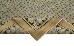 Tebriz Beige Classic Cotton Wool Handmade Area Rug 8'10'' x 12'1''