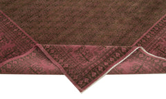 Handmade Area Rug - Classic Pink Turkish Hand Knotted Wool Carpet 7'10''x10'