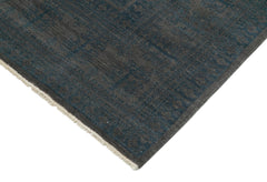 Handmade Area Rug – Turkish Hand Knotted Blue Classic Wool Cotton Carpet 8'10"x12'2"
