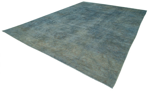 Tebriz Blue Classic Cotton Wool Handmade Area Rug 11'3'' x 14'10''