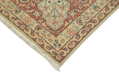 Tebriz Beige Classic Cotton Wool Handmade Area Rug 10'3'' x 13'10''