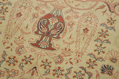 Tebriz Beige Classic Cotton Wool Handmade Area Rug 10'3'' x 13'10''