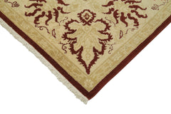 Tebriz Beige Classic Cotton Wool Handmade Area Rug 9'2'' x 11'11''