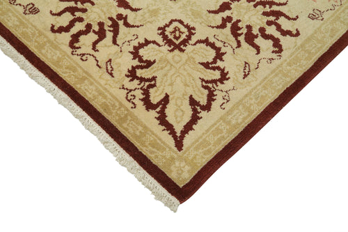 Tebriz Beige Classic Cotton Wool Handmade Area Rug 9'2'' x 11'11''