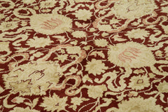 Tebriz Beige Classic Cotton Wool Handmade Area Rug 9'2'' x 11'11''