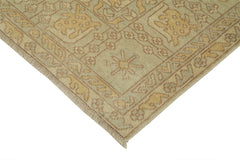 Tebriz Beige Classic Cotton Wool Handmade Area Rug 8'3'' x 9'5''