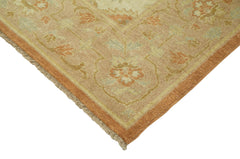 Tebriz Beige Classic Cotton Wool Handmade Area Rug 8'1'' x 10'1''