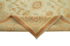 Tebriz Beige Classic Cotton Wool Handmade Area Rug 8'1'' x 10'1''