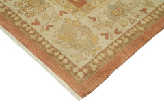 Tebriz Red Classic Cotton Wool Handmade Area Rug 9'0'' x 12'0''