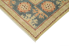 Tebriz Beige Classic Cotton Wool Handmade Area Rug 8'0'' x 10'2''
