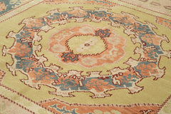 Tebriz Beige Classic Cotton Wool Handmade Area Rug 8'0'' x 10'2''