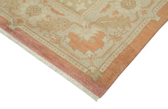 Tebriz Red Classic Cotton Wool Handmade Area Rug 8'0'' x 10'0''