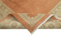 Tebriz Red Classic Cotton Wool Handmade Area Rug 8'0'' x 10'0''