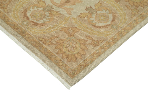 Tebriz Beige Classic Cotton Wool Handmade Area Rug 8'0'' x 10'0''