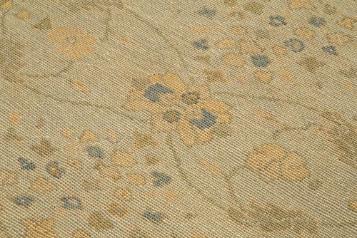 Tebriz Beige Classic Cotton Wool Handmade Area Rug 3'9'' x 6'0''