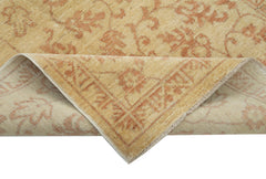 Tebriz Yellow Classic Cotton Wool Handmade Area Rug 3'9'' x 5'11''