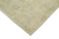 Tebriz Beige Classic Cotton Wool Handmade Area Rug 4'11'' x 7'2''