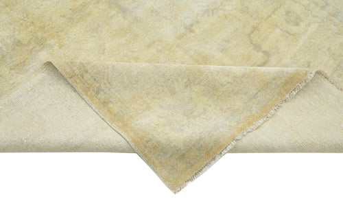 Tebriz Beige Classic Cotton Wool Handmade Area Rug 4'11'' x 7'2''