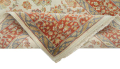 Tebriz Beige Classic Cotton Wool Handmade Area Rug 2'11'' x 3'8''