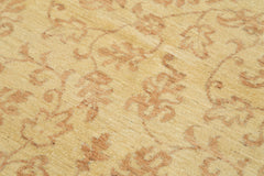 Handmade Area Rug – Tebriz Classic Yellow Wool Cotton Carpet 3'10''x5'10''