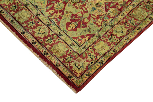 Tebriz Red Classic Cotton Wool Handmade Area Rug 2'11'' x 5'1''