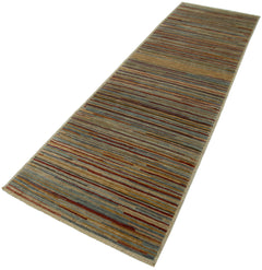 Tebriz Beige Classic Cotton Wool Handmade Area Rug 2'9'' x 9'3''