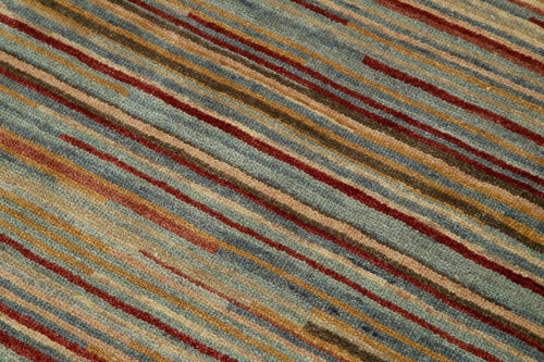 Tebriz Beige Classic Cotton Wool Handmade Area Rug 2'9'' x 9'3''