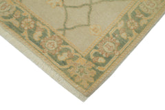 Tebriz Beige Classic Cotton Wool Handmade Area Rug 2'8'' x 11'10''