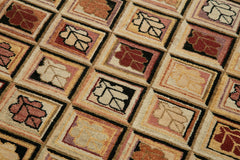 Tebriz Beige Classic Cotton Wool Handmade Area Rug 2'6'' x 16'0''