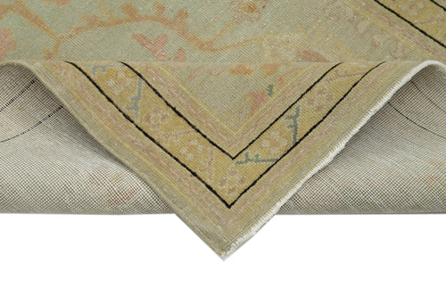 Tebriz Beige Classic Cotton Wool Handmade Area Rug 2'10'' x 11'9''